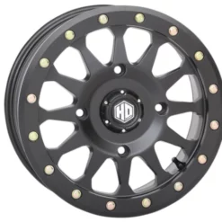 Alpine Powersports STI A1 Beadlock Wheel 14x7 5+2 Matte Black