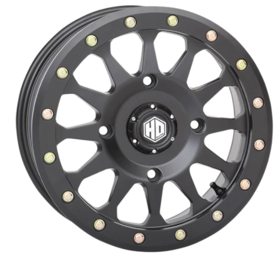 Alpine Powersports STI A1 Beadlock Wheel 14x7 5+2 Matte Black 1 Alpine Powersports STI A1 Beadlock Wheel 14x7 5+2 Matte Black