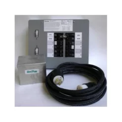 30 Amp, 10-circuit, Indoor W/25‘ Cord And Box Transfer Kit