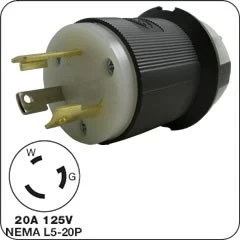 Honda 3-prong Locking Plug (male) D