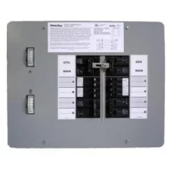 50 Amp, 12-circuit, Indoor Transfer Switch
