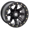 Alpine Powersports STI HD9 Beadlock Wheel 14x7 4+3 Matte Black
