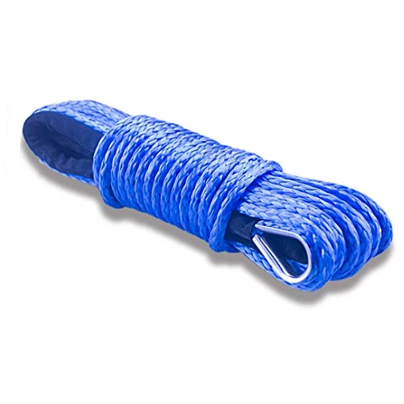 Alpine Powersports 6MM Synthetic Winch Rope -Dyneema - Black - Red - Blue - Yellow - Green 1 Alpine Powersports 6MM Synthetic Winch Rope -Dyneema - Black - Red - Blue - Yellow - Green