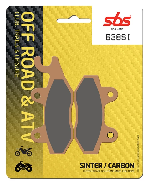 SBS Brakes SBS 611SI / 638SI Front Brake Pads Can-Am / Kawasaki / Yamaha /CF Moto (FA135 / FA165 Style) 1 SBS Brakes SBS 611SI / 638SI Front Brake Pads Can-Am / Kawasaki / Yamaha /CF Moto (FA135 / FA165 Style)