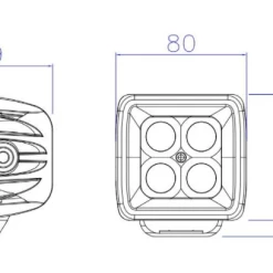 Speed Demon 4-Pack Infinity HD - Driving Light -ATV Store SpeedDemonInfinityHDDrivingLight4 1800x1800