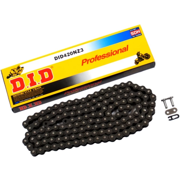 D.I.D 420 X 126 Link NZ Super Non O-Ring HD Motorcycle Chain 1 D.I.D 420 X 126 Link NZ Super Non O-Ring HD Motorcycle Chain