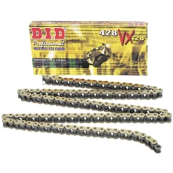 D.I.D 428 X 134 Link VX Series Gold X-Ring HD Motorcycle Chain