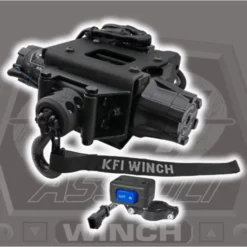 KFI Products KFI Assault 3500lb Synthetic Winch Kit - Polaris ATV Plug-N-Play