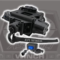 KFI Products KFI Assault 3500lb Synthetic Winch Kit - Polaris ATV Plug-N-Play