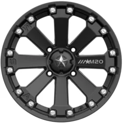 MSA M20 Matte Black Kore Wheel 4/156 14x7 +10mm Offset -ATV Store m20kore3 1800x1800