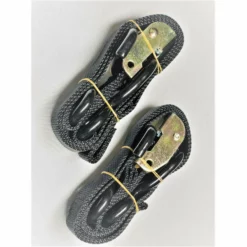 Alpine Powersports Quick Pull Style Motorcycle Tie Down - Black