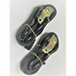 Alpine Powersports Quick Pull Style Motorcycle Tie Down - Black