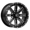 MSA M41 Boxer Gloss Black Milled Wheel 14x7 10mm Offset