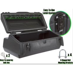 Alpine Powersports Standard Rear ATV Cargo Box -ATV Store sikkia standard atv cargo box rear view 1800x1800