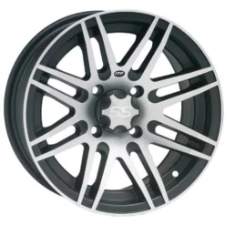 ITP Tires ITP SS316 Black & Machined 14x7" Wheel (Rim) - 4/115 - (5+2 Offset For IRS) For Arctic Cat
