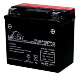 Leoch Battery EBX5L-BS Youth ATV / Motorcycle AGM Battery - (YTX5L-BS, GTX5L-BS, CTX5L-BS)