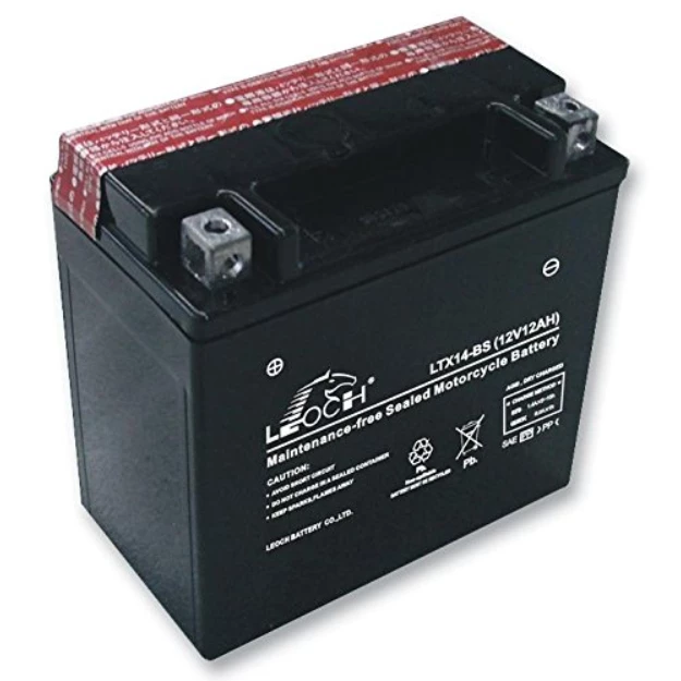 Leoch Battery EBX14-BS ATV / Motorcycle AGM Battery - (YTX14-BS) 1 Leoch Battery EBX14-BS ATV / Motorcycle AGM Battery - (YTX14-BS)